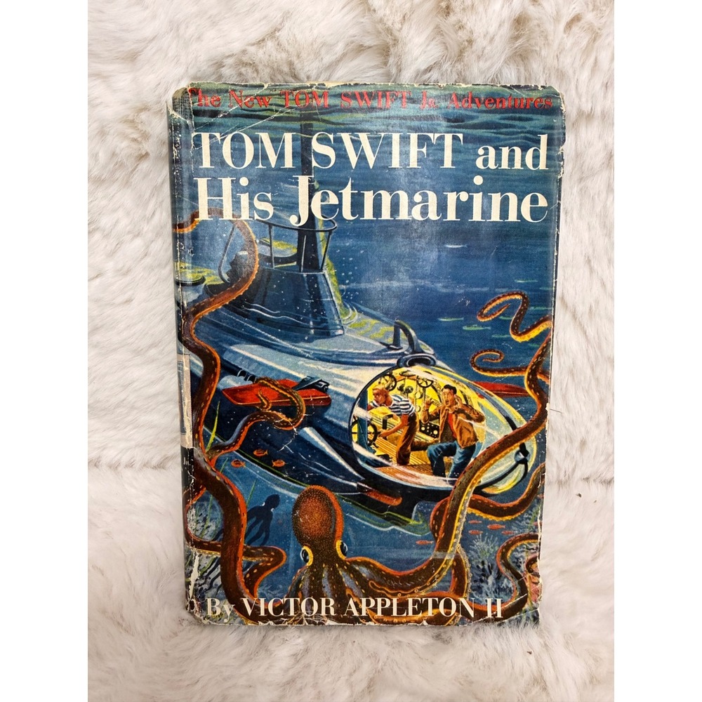1954 Tom Swift and His Jetmarine Victor Appleton II Grosset & Dunlap Hardcover‎